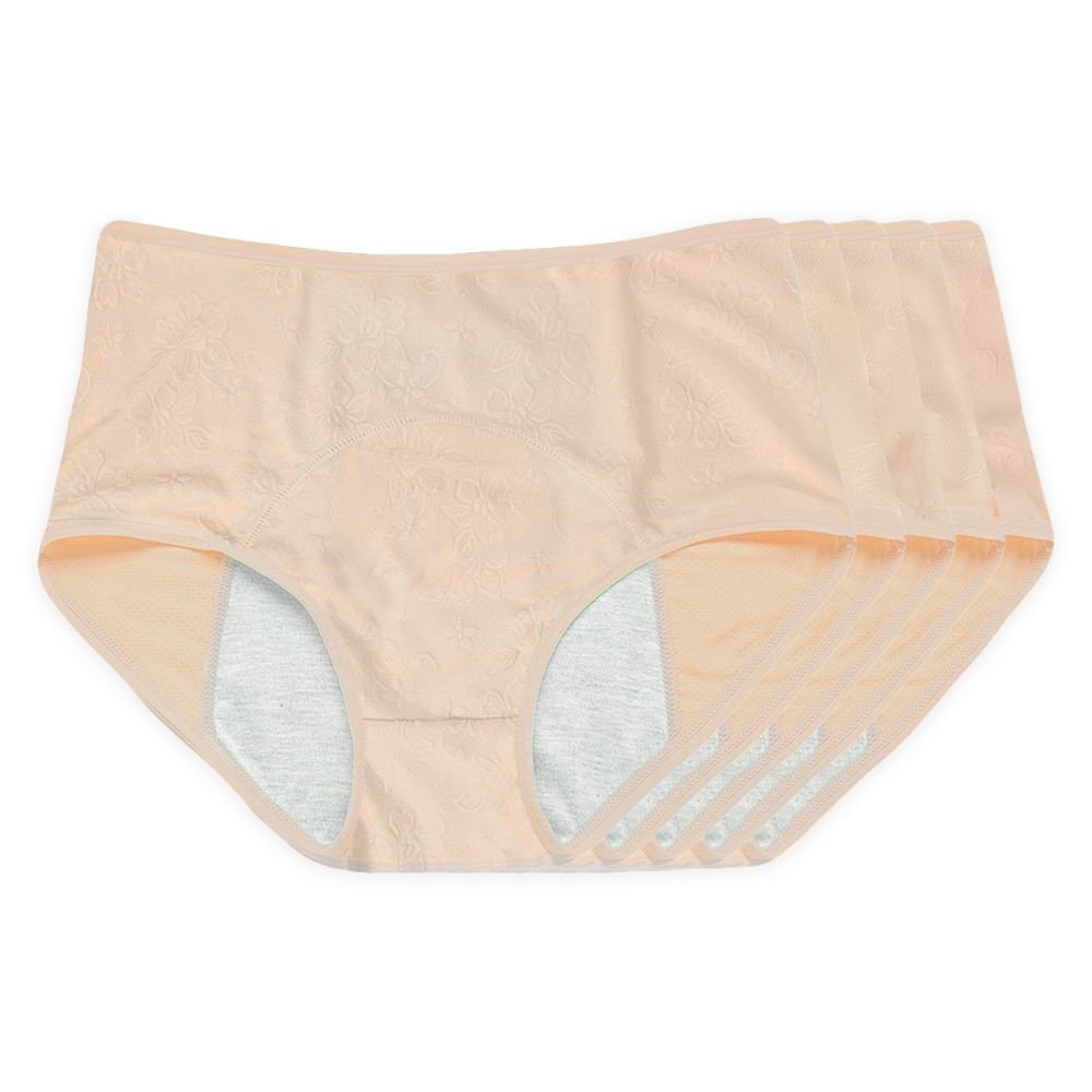 Floral Leakproof Underwear (Beige Bundles) - Image 5