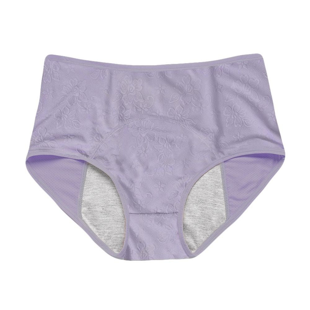 Floral Leakproof Underwear (Lavender 10-Pack) - Image 6